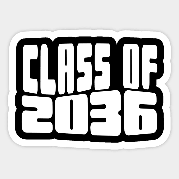 Class of 2036 Sticker by The WYLD Tribe